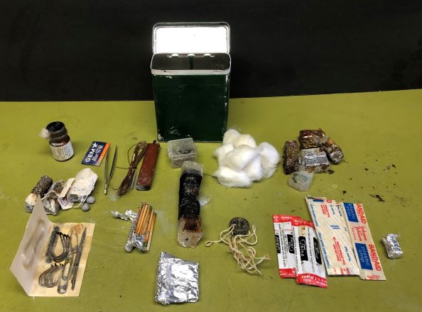Opening My 45 Year Old Survival Kit